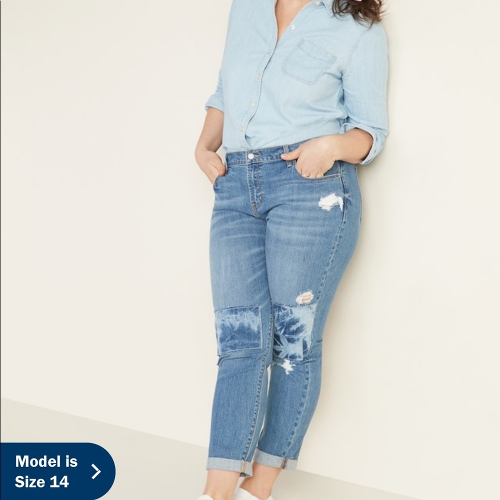 Mid-rise Boyfriend Jeans